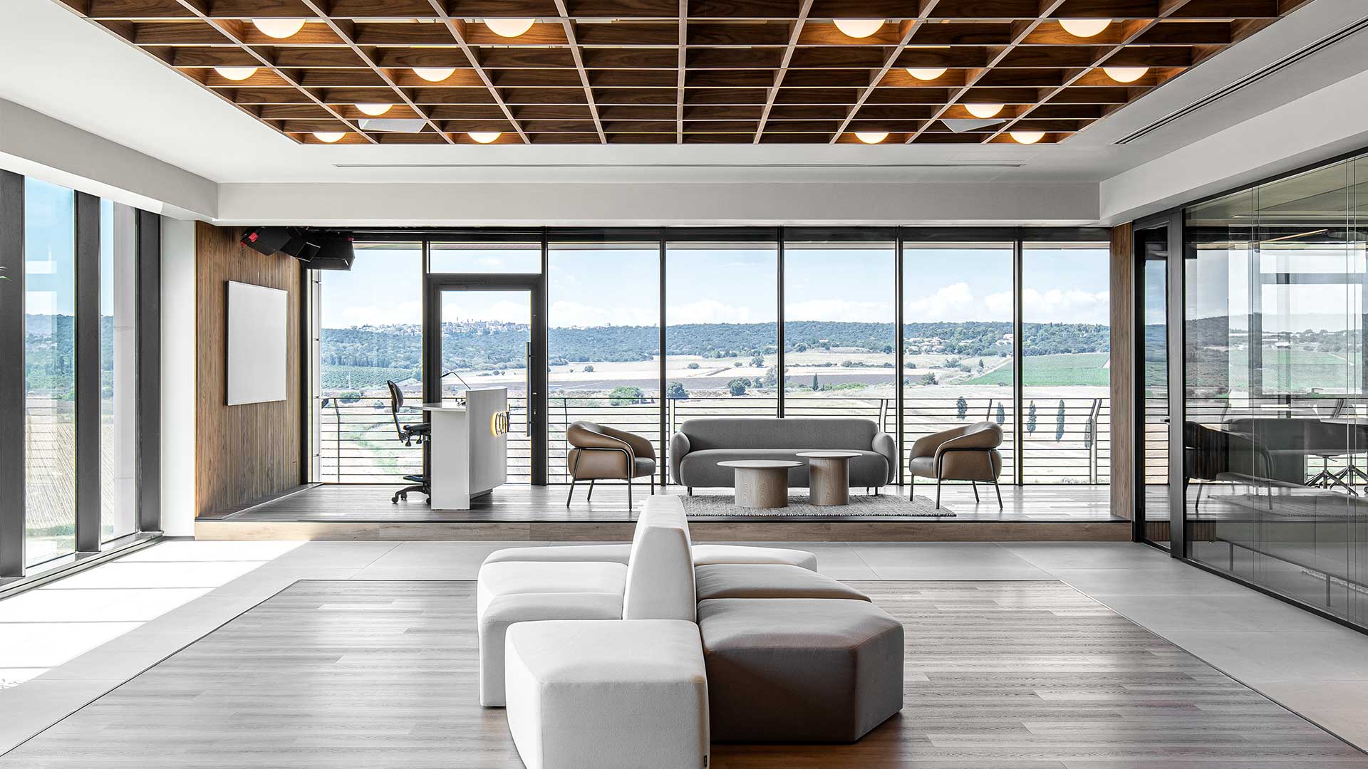 The Connect Center — Behold Israel's broadcast studio overlooking the Jezreel Valley
